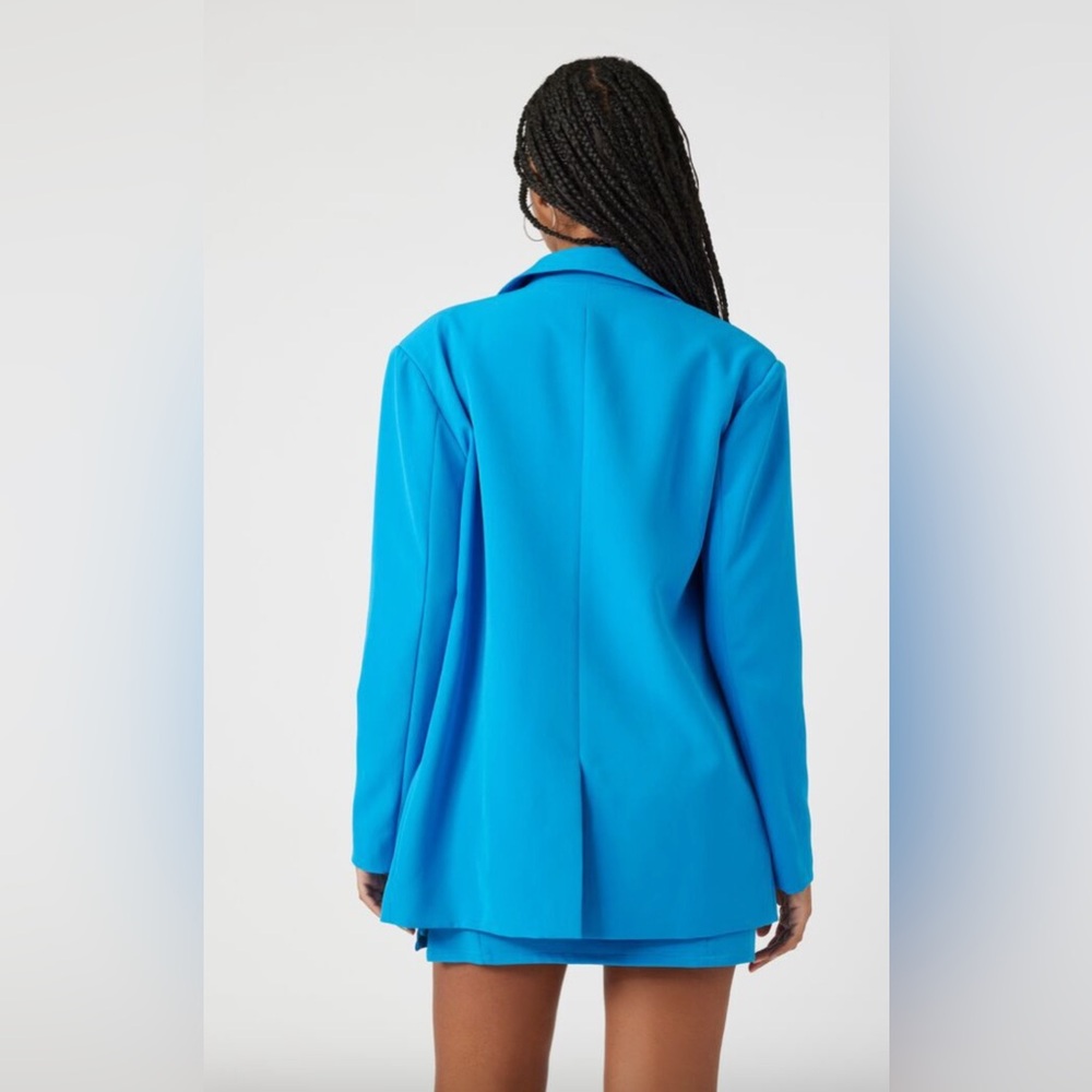 Women Crepe Blazer & Mini Skirt Set
Color: BLUE
Size: S - Picture 6 of 6